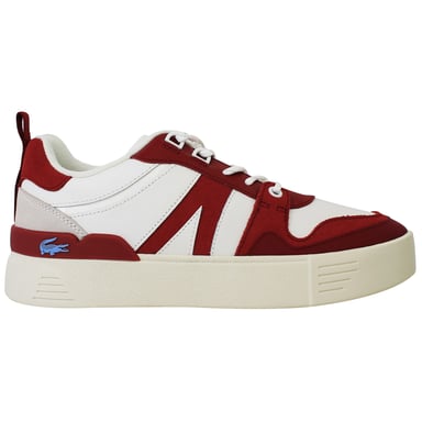 Lacoste L002 222 1 Damen Weiß/Rote Sneakers