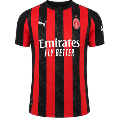 Puma AC Milan 25/26 Heim Authentisches Herren Rot/Schwarz Trikot