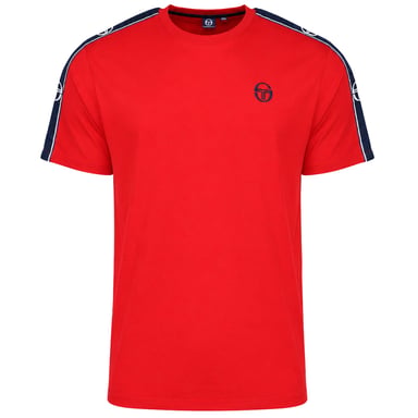 Sergio Tacchini Feather Herren Rotes T-Shirt