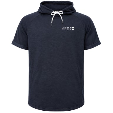 Under Armour Sportstyle Terry Herren Schwarz Kapuzen-T-Shirt