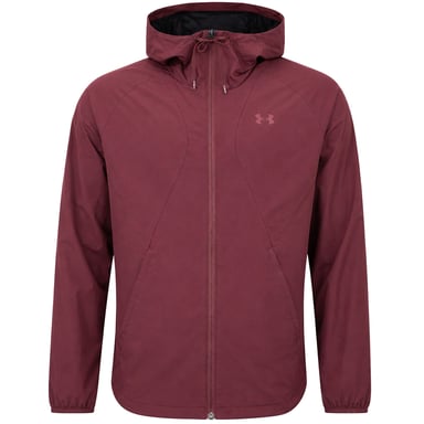 Under Armour Gewebte Herren Dunkelrote Windbreaker-Jacke