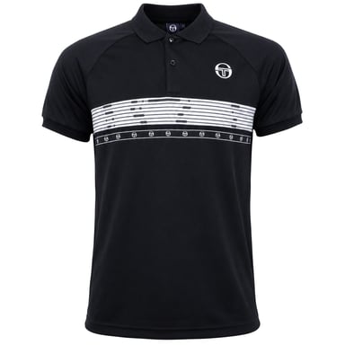 Sergio Tacchini Candis Herren Polohemd in Schwarz