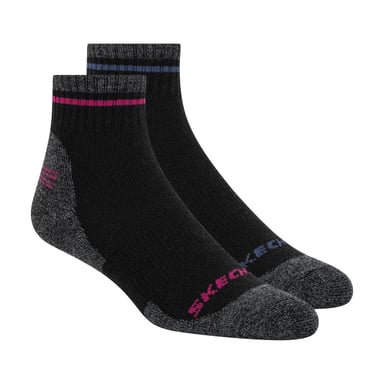 Skechers - Socken für Damen (2er-Pack) (Schwarz)