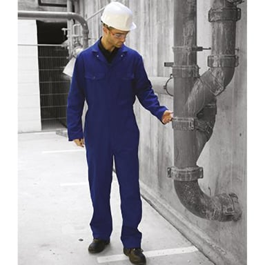 Worrior Herren Overall mit Druckknöpfen (Marineblau)