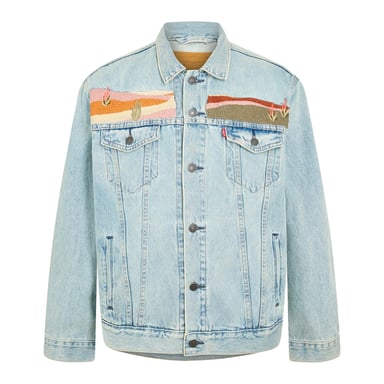 Levis - Truckerjacke für Herren, Denim (Hell-Jeansblau)