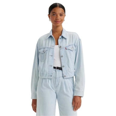 Levis - Truckerjacke für Damen, Baumwolldenim (Hellblau)