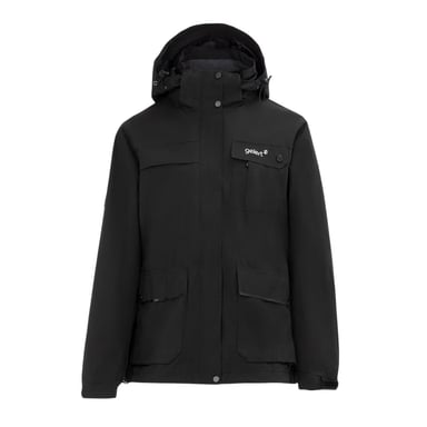 Gelert - Jacke, wasserfest für Damen, 3 in 1, winddicht (Schwarz)