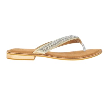 Dune London - "Labyrinth" Perlen-besetzt Sandalen für Damen, Wildleder (Hellbraun)