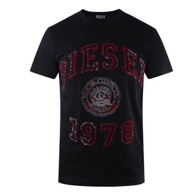 Diesel - T-Shirt für Herren/Damen Unisex (Schwarz)