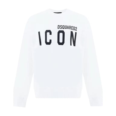 DSquared2 - "Cool" Sweatshirt für Herren/Damen Unisex, Logo (Weiß/Schwarz)