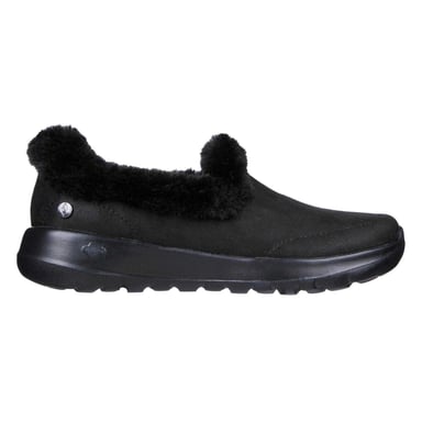 Skechers - "Go Walk Joy" Sneaker für Damen, Wildlederimitat (Schwarz)