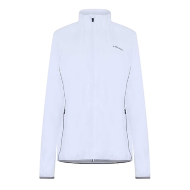 Head - "Club" Trainingsjacke für Damen, Durchgehender Reißverschluss (Weiß)