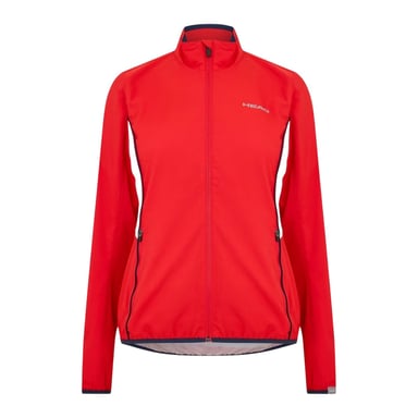 Head - "Club" Trainingsjacke für Damen, Durchgehender Reißverschluss (Rot)