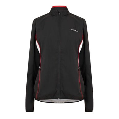 Head - "Club" Trainingsjacke für Damen, Durchgehender Reißverschluss (Schwarz)