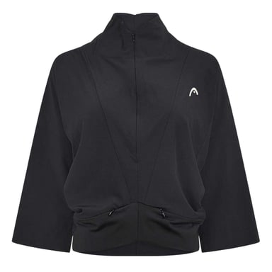 Head - Jacke für Damen, Mit Reißverschluss, 3/4 Ärmel (Schwarz)