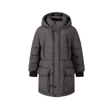 Minoti - Parka für Jungen, Gesteppt (Holzkohle)
