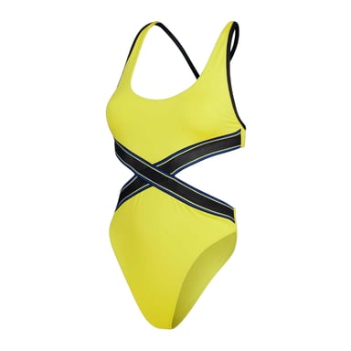 Speedo - Badeanzug für Damen, Regulär (Grün)
