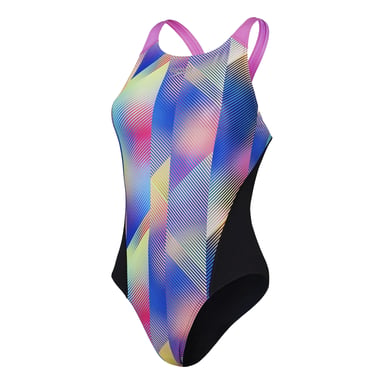 Speedo - Badeanzug für Damen (Schwarz/Pink)