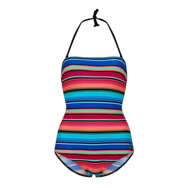 Zoggs - "Mexicali" Badeanzug für Damen, Trägerlos (Bunt)