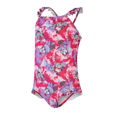 Speedo - Badeanzug für Mädchen, Rüschen (Pink)