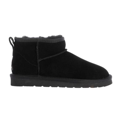 EverAu - "Finch Ultra Mini Classic" Stiefeletten für Damen, Wildleder (Schwarz)