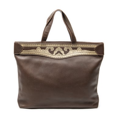 Vintage Large Tote Schultertasche