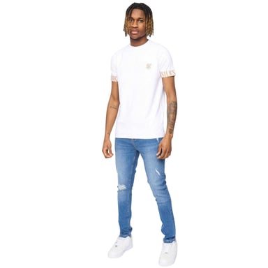 SikSilk - "Roke" Jeans für Herren (gewaschenes Blau)