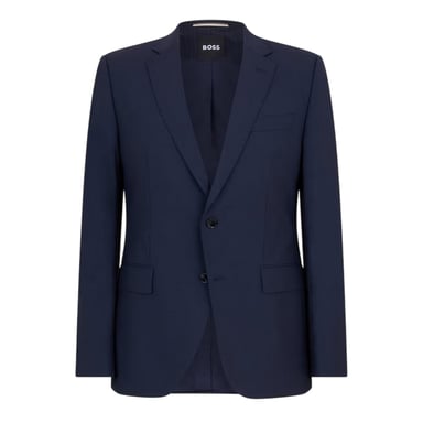 Boss - Anzugjacke für Herren, Reverskragen (Blau)