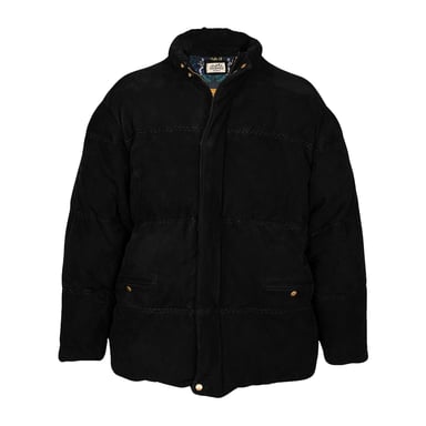 Hermès Wildleder-Steppmantel – 90er Jahre