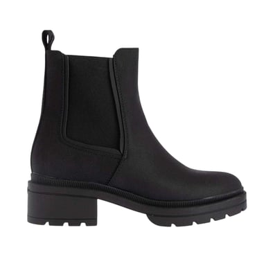 Rocket Dog - "Iggie" Stiefeletten für Damen, Klobiger Absatz (Schwarz)