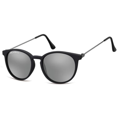 Montana MS33 Sonnenbrille mit verspiegelten Gläsern in mattem Schwarz-Grau