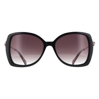 Ted Baker TB1773 Vallie 001 glänzend schwarz dunkelgrau mit Farbverlauf Sonnenbrille