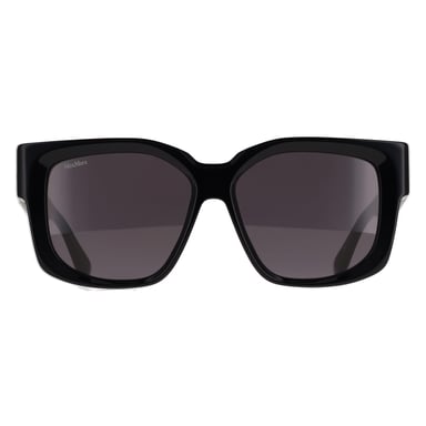 Max Mara MM0145 Glimpse 7 01A Sonnenbrille in Schwarz-Rauchgrau