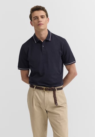 Bugatti Herren Polo-Shirt Baumwoll-Piqué Kurzarm Polokragen