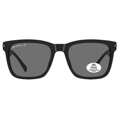 Montana MP183 – polarisierte Sonnenbrille in glänzendem Schwarz-Grau