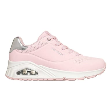 Skechers - "Uno Stand On Air" Sneaker für Damen, Keilabsatz (Pink/Metallic)