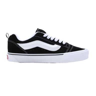 Vans - "Knu Skool" Wattiert Skater-Schuhe für Herren, Wildleder (Schwarz/Weiß)