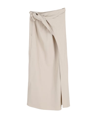 Maxmara Midirock aus beiger Wolle