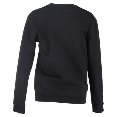 MCQ Velvet Logo Pullover aus schwarzer Baumwolle