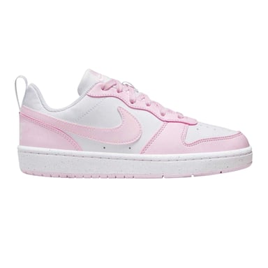 Nike - "Borough Low Recraft" Sneaker für Kinder, Leder, Flach (Weiß/Pink)