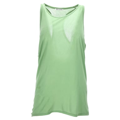 Acne Studios Pre-owned Ärmelloses Tanktop mit Rundhalsausschnitt aus Lyocell - Grün