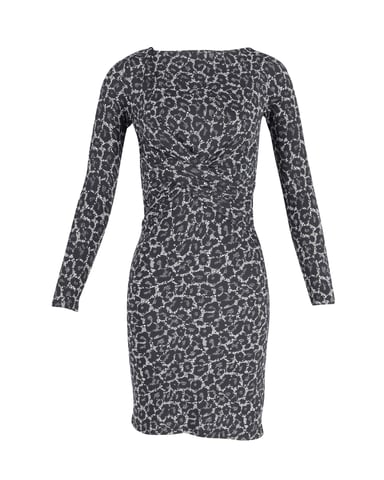 Michael Kors Midikleid aus Polyester mit Animal-Print - Animal-Print