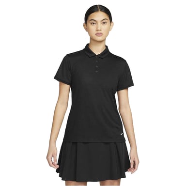 Nike - "Victory" Poloshirt für Damen, Dri-FIT, Emblem (Schwarz/Weiß)