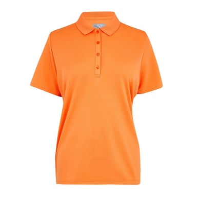 Callaway - "Swing Tech" Poloshirt für Damen, Regulär, kurzärmlig (Nektarine braunrot)