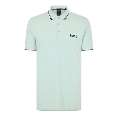 Boss - "Paddy Pro" Poloshirt für Herren, Baumwolle Piqué (Türkises Grün)