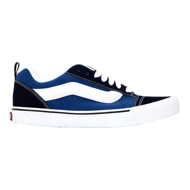 Vans - "Knu Skool" Wattiert Skater-Schuhe für Herren, Wildleder (Marine/Weiß)