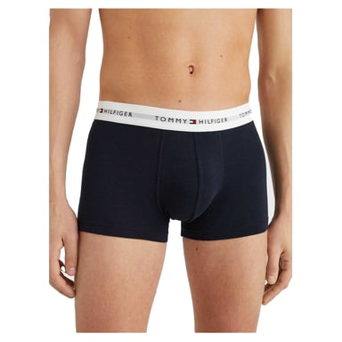 Tommy Hilfiger - Boxershorts für Herren, Baumwollmischung, Klassisch (3er-Pack) (Himmelblau)