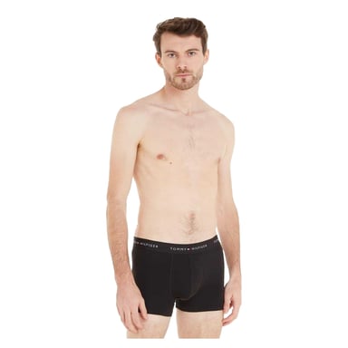 Tommy Hilfiger - Boxershorts für Herren, Baumwollmischung, Klassisch (3er-Pack) (Schwarz/Grau/Weiß)