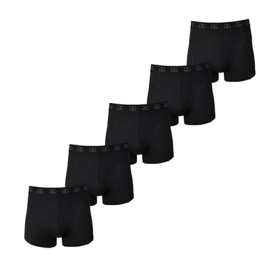 Giorgio - Boxershorts für Herren, Baumwollmischung (5er-Pack) (Schwarz)