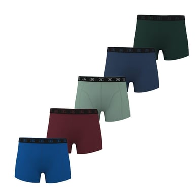 Giorgio - Retropants für Jungen (5er-Pack) (Schwarz/Blau/Rot/Grau)